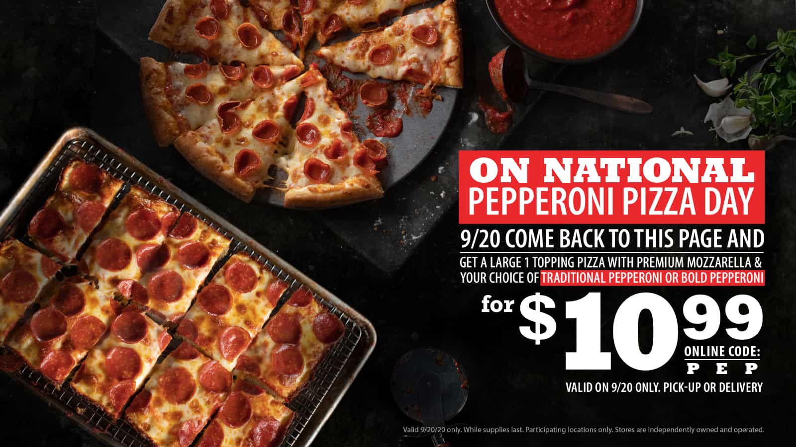 National Pepperoni Pizza Day Jet's Pizza